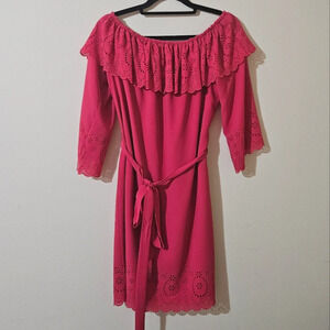 Tahari by ASL Eyelet Dress